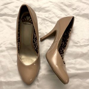 Size 8.5 Fergalicious stilettos by Fergie. Only worn twice. Comfortable fit.